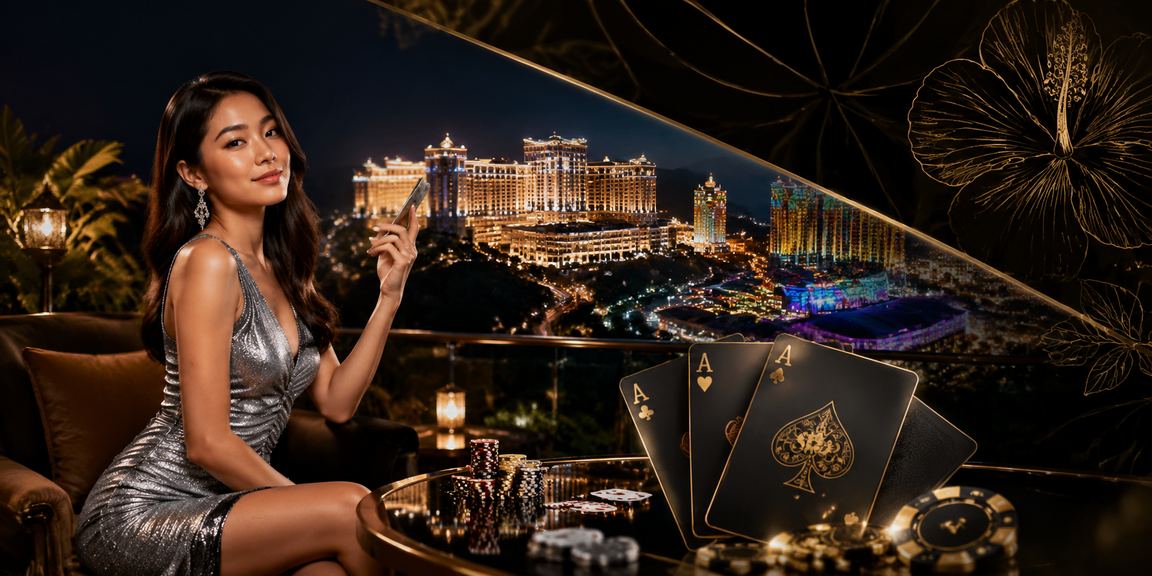 Pemain menikmati permainan poker gaya Malaysia di Genting Highlands
